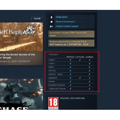 NieR Replicant ver.1.22474487139 Оффлайн Аккаунт PC - irongamers.ru