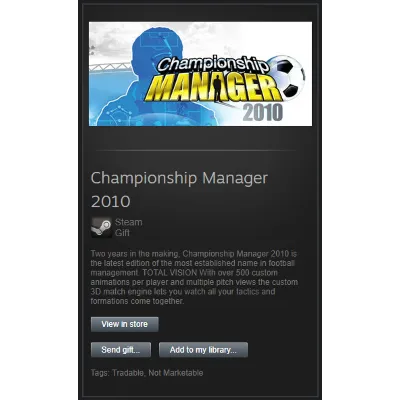 Championship Manager 2010 [Region Free Steam Gift] - irongamers.ru
