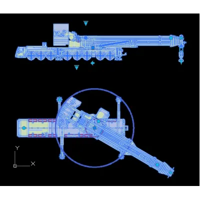 Динамически изменяемый блок крана Liebherr LTM 1500 - irongamers.ru