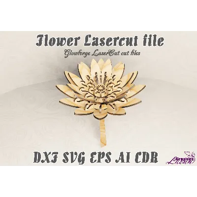 Цветок файлы для лазерной резки DXF SVG CDR EPS AI - irongamers.ru