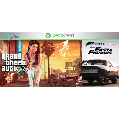 GTA 5 / Forza Horizon 2 PFF + 2игр | XBOX 360 | перенос - irongamers.ru