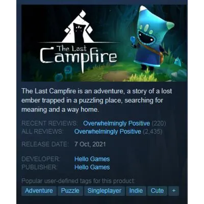 The Last Campfire (Steam Key GLOBAL) - irongamers.ru