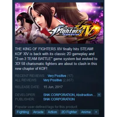 THE KING OF FIGHTERS XIV DELUXE (Steam Key GLOBAL) - irongamers.ru