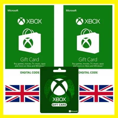 XBOX ПОДАРОЧНАЯ КАРТА ВЕЛИКОБРИТАНИЯ UK XBOX GBP КАРТА ПОПОЛНЕНИЯ ИКСБОКС КОД - irongamers.ru