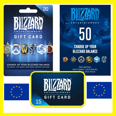 BLIZZARD Подарочная Карта ЕВРОПА EURO БЛИЗЗАРД КОД Battle.net EUROPE - irongamers.ru