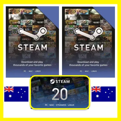 СТИМ КАРТЫ AUD STEAM Australia КОД ПОПОЛНЕНИЯ | ПОПОЛНИТЬ СТИМ АВСТРАЛИЯ AU - irongamers.ru