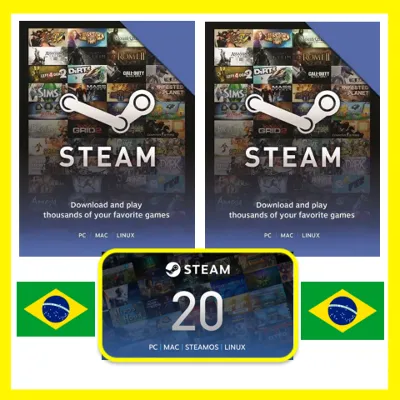 СТИМ КАРТЫ БРАЗИЛИЯ STEAM КОД ПОПОЛНЕНИЯ | ПОПОЛНИТЬ СТИМ BRAZIL BRL BR - irongamers.ru