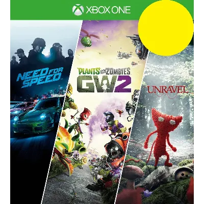 Семейный набор от EA (NFS, PvsZ 2, Unravel) XBOX Ключ - irongamers.ru
