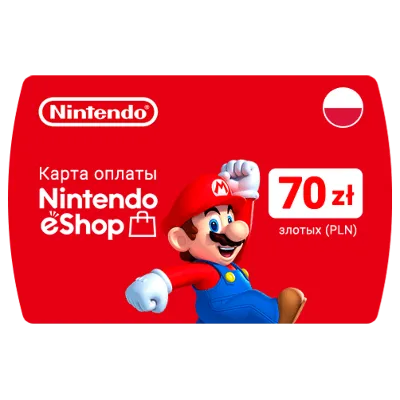 Карта Nintendo eShop 70zł PLN(Злотых) Польша - irongamers.ru