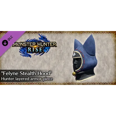 Monster Hunter Rise Felyne Stealth Hood DLC STEAM KEY - irongamers.ru