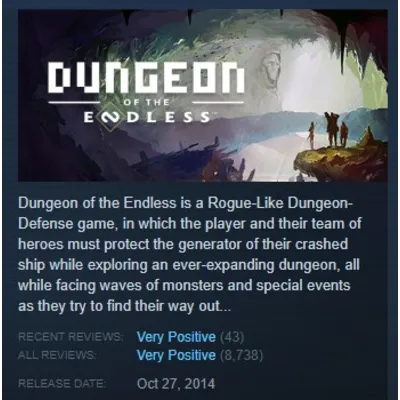Dungeon of the Endless STEAM KEY REGION FREE GLOBAL+РОССИЯ