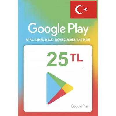 GOOGLE PLAY GIFT CARD 25 TL ТУРЦИЯ АВТО ВЫДАЧА 24/7 - irongamers.ru