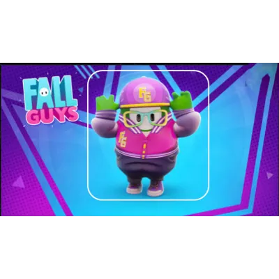 FALL GUYS Фиолетовый хипстерский костюм КОД GLOBAL - irongamers.ru