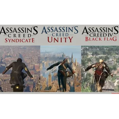 ASSASSIN&acute;S CREED TRIPLE PACK (НАБОР AC) XBOX КЛЮЧ - irongamers.ru