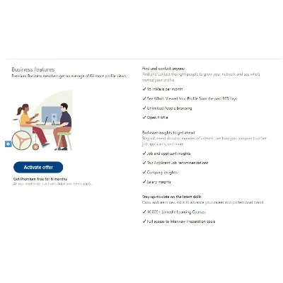 LINKEDIN BUSINESS PREMIUM +LEARNING+CERT 1 ГОД - irongamers.ru