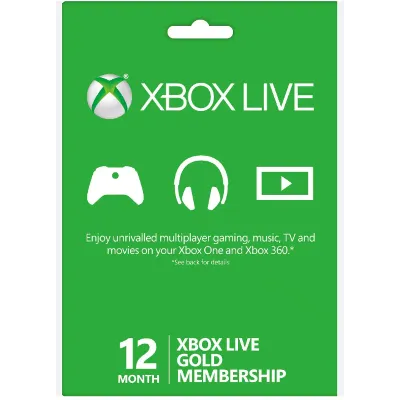Xbox Live Gold 12 месяцев Digital Code (xbox core) - irongamers.ru