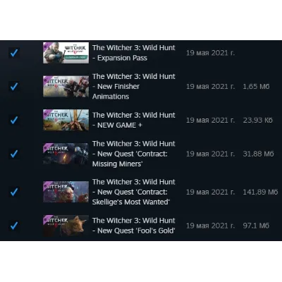 Ведьмак 3: Дикая Охота Steam аккаунт + 19 DLC - irongamers.ru