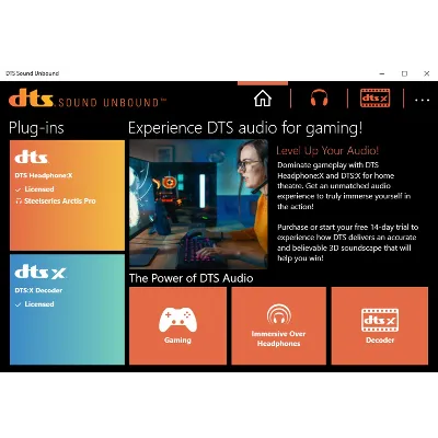DTS Sound Unbound DTS headphone:X XBOX ПК Активация - irongamers.ru