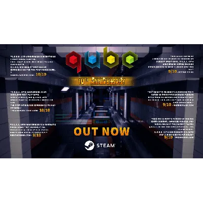 Q.U.B.E. 10th Anniversary АВТОДОСТАВКА Steam Россия - irongamers.ru