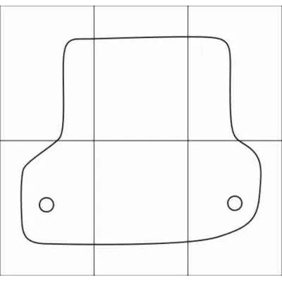 AUDI A3 Sportback 2004-- Лекала автоковриков, вектор - irongamers.ru