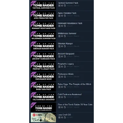 Tomb Raider Collection + DLC&acute;s Steam Offline - irongamers.ru
