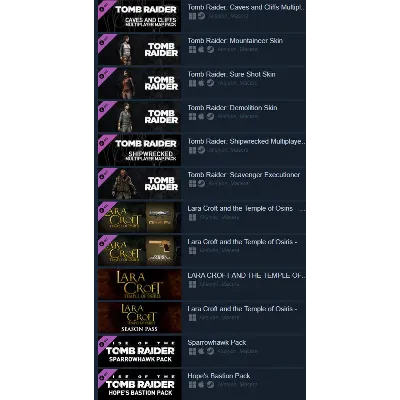 Tomb Raider Collection + DLC&acute;s Steam Offline - irongamers.ru
