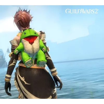 Guild Wars 2 Зеленый плюшевый чехол для рюкзака Quaggan - irongamers.ru