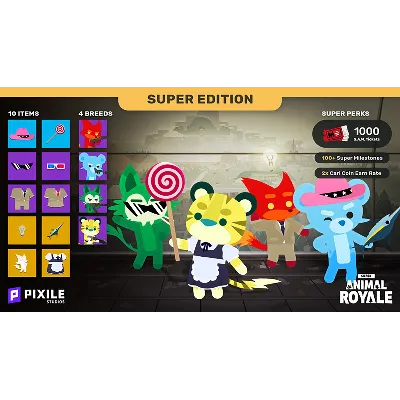 SUPER ANIMAL ROYALE SUPER EDITION XBOX ONE/X|S КЛЮЧ - irongamers.ru