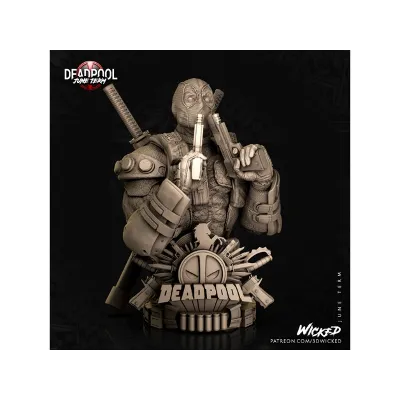 MARVEL DEADPOOL BUST: ПРОВЕРЕН И ГОТОВ К 3D ПЕЧАТИ - irongamers.ru