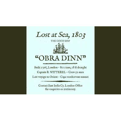 Return of the Obra Dinn STEAM•RU АВТОДОСТАВКА 0% - irongamers.ru