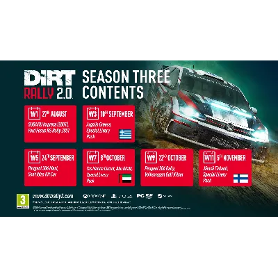 DiRT Rally 2.0 - Year One Pass (Season1/2/3/4) (Steam Gift RU UA KZ) - irongamers.ru