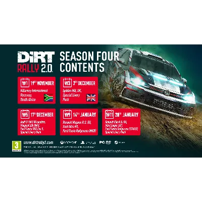 DiRT Rally 2.0 - Year One Pass (Season1/2/3/4) (Steam Gift RU UA KZ) - irongamers.ru
