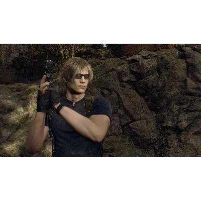 Resident Evil 4 — аксессуар для Леона «Тёмные очки (спорт)» Steam Gift RU - irongamers.ru