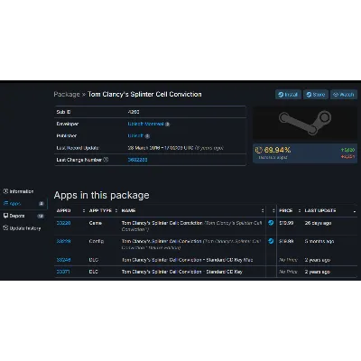 Splinter Cell Conviction Standart (Steam Gift RegFree) - irongamers.ru