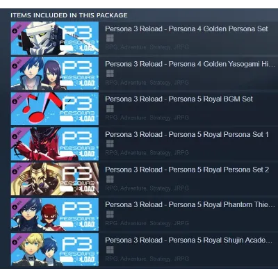 Persona 3 Reload - DLC Pack (Steam Gift Россия UA KZ TR ARG USA) - irongamers.ru