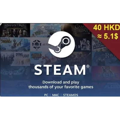 STEAM WALLET GIFT CARD 40 HKD $ Гонконг - irongamers.ru