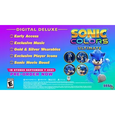 0%⭐ Sonic Colors: Ultimate Digital Deluxe Steam Ключ - irongamers.ru