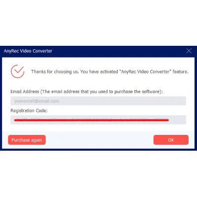 AnyRec Video Converter Код регистрации на 1 год - irongamers.ru