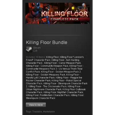 Killing Floor Bundle - STEAM Gift - Region Free / ROW - irongamers.ru