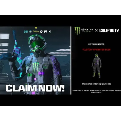 Monster Energy CLUTCH Operator скин КЛЮЧ-АВТО - irongamers.ru