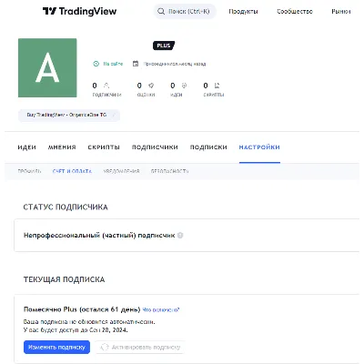 TradingView PLUS Оригинал 60 дней АНТИБАН - irongamers.ru