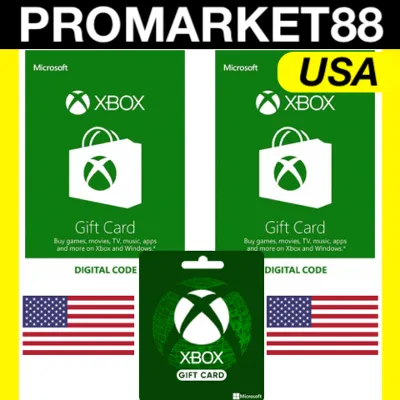 XBOX ПОДАРОЧНАЯ КАРТА США US XBOX USD КАРТА ПОПОЛНЕНИЯ ИКСБОКС КОД USA - irongamers.ru