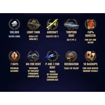 АМЕРИКА | СТАРТОВЫЙ НАБОР 2024 WAR THUNDER - irongamers.ru