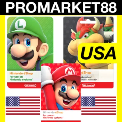 НИНТЕНДО Подарочная Карта США USD Nintendo eShop Gift Card USA US ПОПОЛНЕНИЕ - irongamers.ru