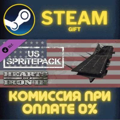 Hearts of Iron III: US Sprite Pack СТИМ ПК ГИФТ STEAM - irongamers.ru