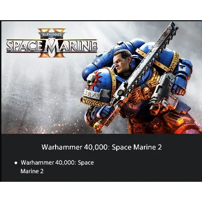 Warhammer 40,000: Space Marine 2 PS 5 УКРАИНА - irongamers.ru