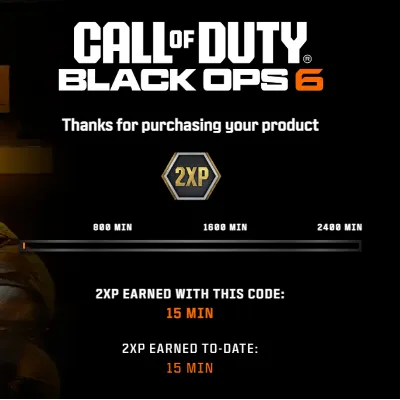 2XP / 2WXP 60 min COD 6 GLOBAL - irongamers.ru