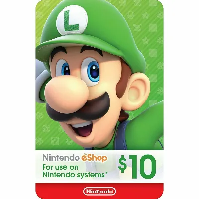 Карта пополнения Nintendo eShop 10$ USA США - irongamers.ru