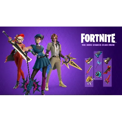 ⭐ Fortnite - The High Stakes Club Pack DLC US XBOX One - irongamers.ru