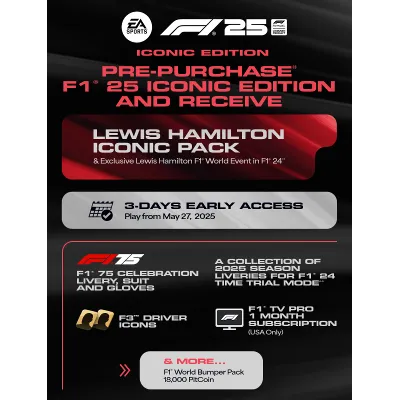 F1 25. Iconic Edition + DLC: 2026 Season Pack | LOGIN:PASS | OFFLINE - irongamers.ru